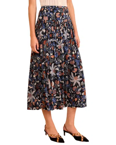 ULLA JOHNSON ULLA JOHNSON BLANCHE PULL ON MIDI SKIRT