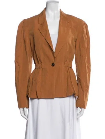 Pre-owned Ulla Johnson Blazer In Orange