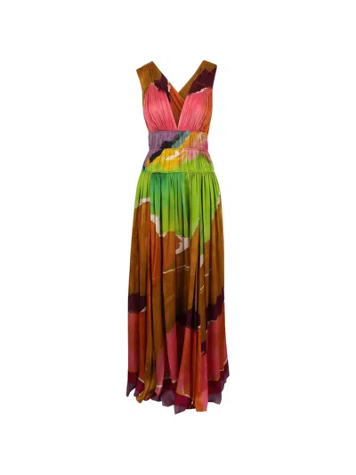 Ulla Johnson Boheme Print-detail Maxi Dress In Multi