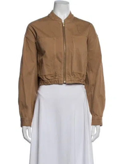 Pre-owned Ulla Johnson Bomber Jacket In Neutrals