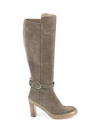 Pre-owned Ulla Johnson Boots In Green