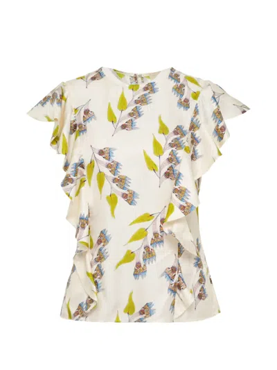 Ulla Johnson Botanical Sleeveless Top In Multi