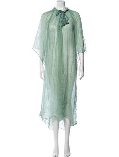 Pre-owned Ulla Johnson Braided Accents Cover-up In Green