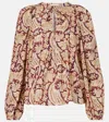 Ulla Johnson Brea Printed Cotton-blend Blouse