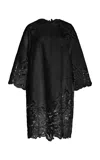 Ulla Johnson Brinna Embroidered Linen Top In Black