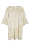Ulla Johnson Brinna Crew Neck Top In Pristine In White