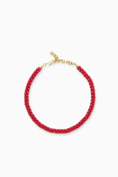 Ulla Johnson Bubble Coral Necklace In Carnation Coral