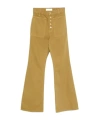 Ulla Johnson The Lou Button Up Jean In Brown