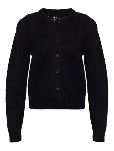 Ulla Johnson Button Knitted Cardigan In Black
