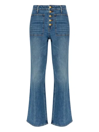 ULLA JOHNSON BUTTON-UP POCKET JEANS