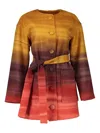 Ulla Johnson Ambrose Wool Meton Coat Agate In Multi