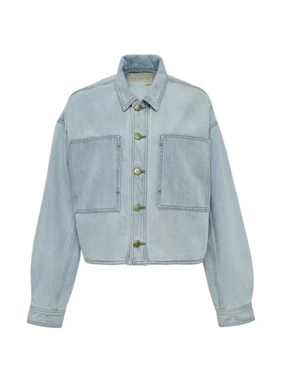 Ulla Johnson Buttoned Denim Jacket In Blue