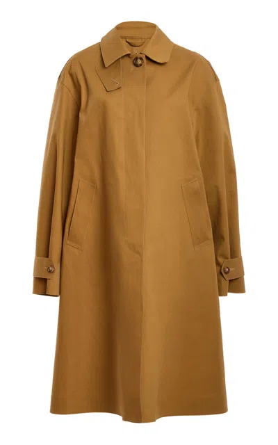 Ulla Johnson Cadogan Cotton Trench Coat In Gold