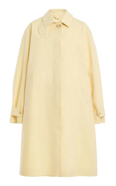 Ulla Johnson Cadogan Cotton Trench Coat In Neutral