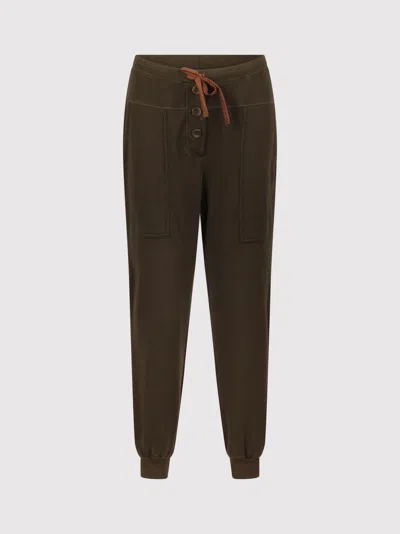 Ulla Johnson Calla Cotton Trousers In Green