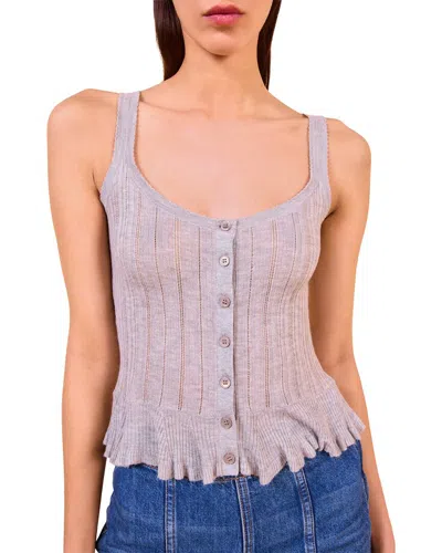 Ulla Johnson Callie Knit Camisole In Slate