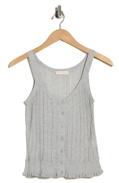 Ulla Johnson Callie Pointelle Knit Camisole In Gray