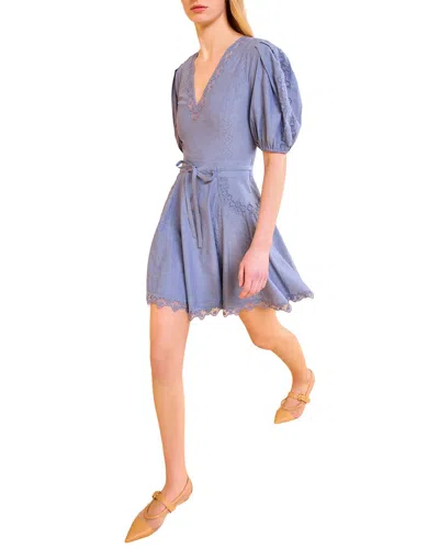 Ulla Johnson Camila Mini Dress In Blue