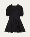 Ulla Johnson Camila Short-sleeve Mini Dress