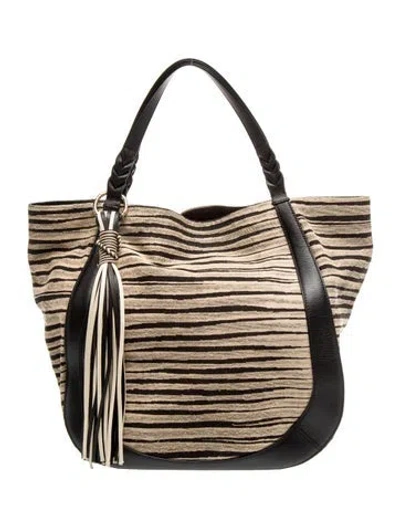 Pre-owned Ulla Johnson Canvas Tote In Neutrals