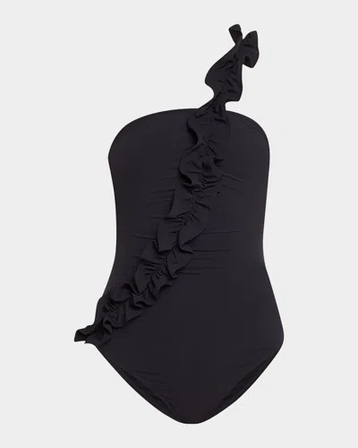 Ulla Johnson Capri One-piece Swimsuit In Black