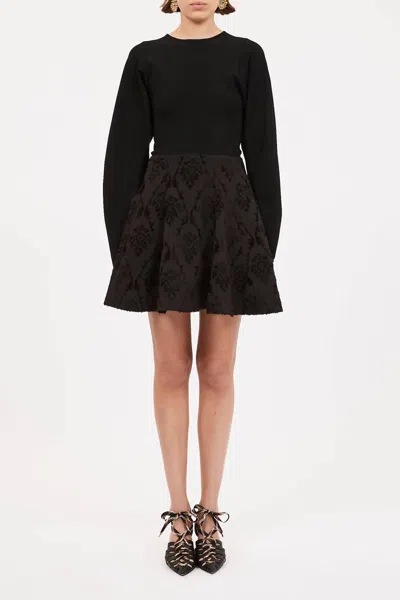 Ulla Johnson Cara Mini Dress In Black