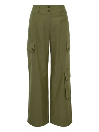 Ulla Johnson Cargo-pockets Trousers In Green