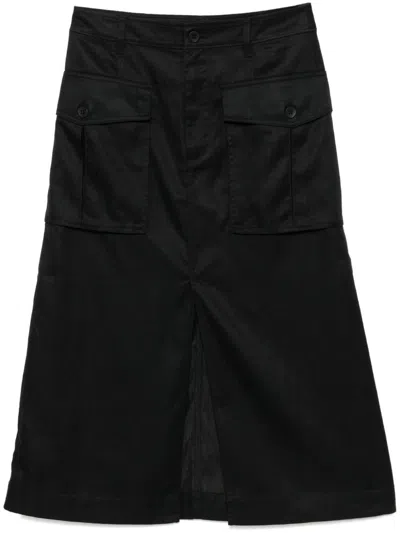 Ulla Johnson Cargo Skirt In Black