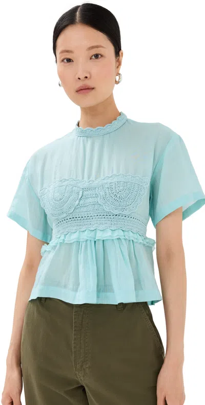 Ulla Johnson Cari Top Beryl In Blue