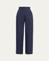 Ulla Johnson Carine High-rise Pants In Sapphire