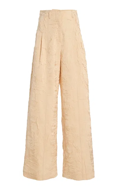 Ulla Johnson Carine Mid-rise Wide-leg Pants In Neutral