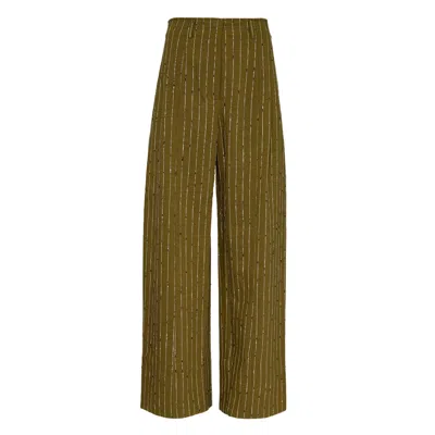 Ulla Johnson Carine Pants In Green
