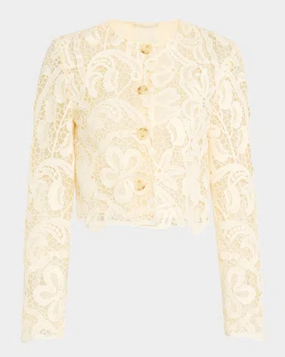 ULLA JOHNSON CARIS FLORAL JACKET