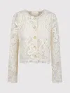Ulla Johnson Caris Cropped Guipure Lace Jacket