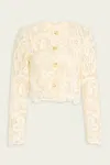 Ulla Johnson Caris Cropped Guipure Lace Jacket