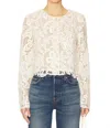 Ulla Johnson Caris Lace Jacket In Pristine In Purple