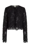 Ulla Johnson Caris Linen Jacket In Black