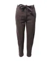 Ulla Johnson Carmen High Rise Tapered Jeans In Brown Cotton In Brown