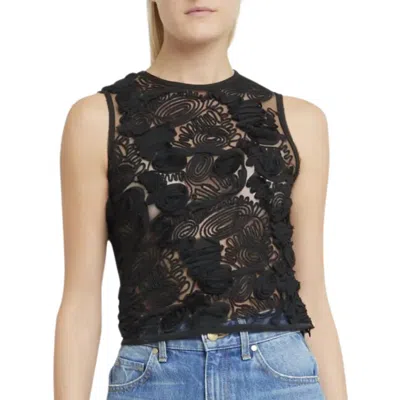 Ulla Johnson Carmen Top In Noir In Black