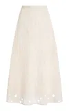 Ulla Johnson Caro Broderie Anglaise Cotton Maxi Skirt