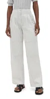 Ulla Johnson Casey High Waisted Tied Ankle Pants Dune In White