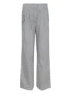 Ulla Johnson Casey Pleated-pocket Trousers In Gray
