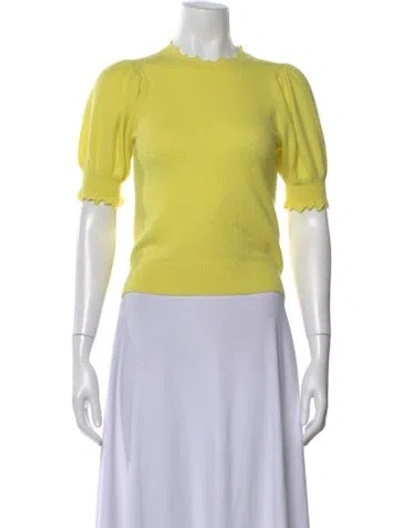Pre-owned Ulla Johnson Cashmere Crew Neck Sweater In Multi
