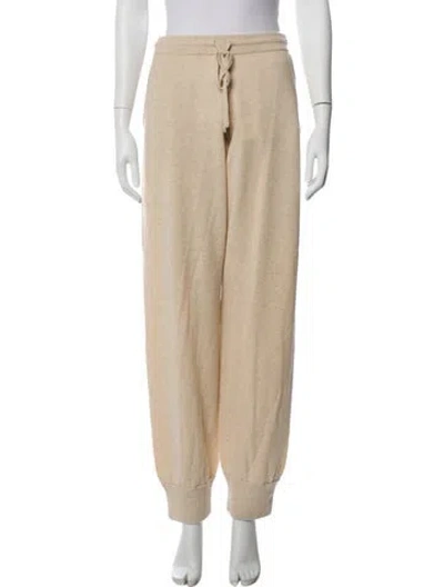 Pre-owned Ulla Johnson Cashmere Sweatpants W/ Tags In Neutral
