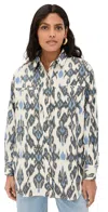 Ulla Johnson Cassia Button Down Celeste In Celeste