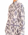 Ulla Johnson Cassia Tunic Top In Celeste In Multi