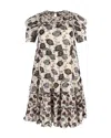 Ulla Johnson Cassian Cassian Floral Dress In Cream Cotton In Multi