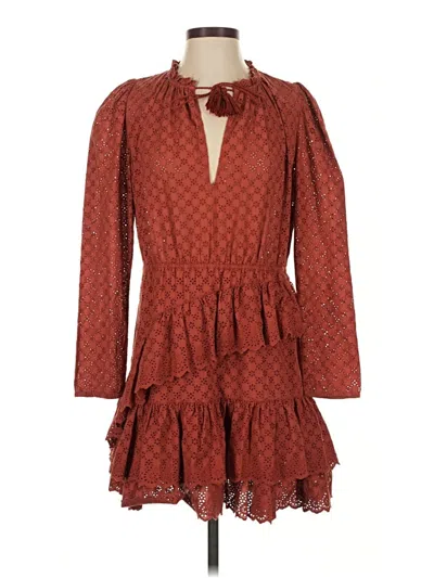 Pre-owned Ulla Johnson Casual Dress In Brown