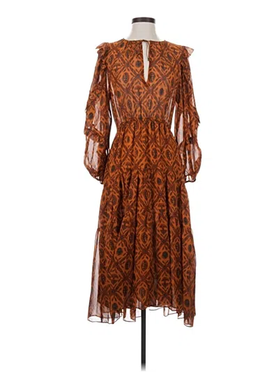 Pre-owned Ulla Johnson Casual Dress In Brown