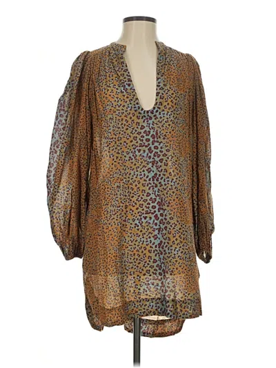 Pre-owned Ulla Johnson Casual Dress In Brown